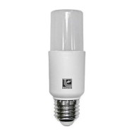 Λάμπα LED SMD σωλήνας Ε27 ισχύος 9W 230V 3000K θερμό φως δέσμης 270° με ματ κάλυμμα