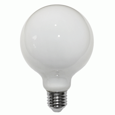 Διακοσμητική λάμπα led Globe Ø95mm E27 10W 230V 4000k ενδιάμεσο λευκό φως 1500lm COG γάλακτος