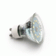 Λάμπα led GU10 γυάλινη 5W 230V ψυχρό φως 6200k 500Lm δέσμης 105°