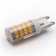 Λάμπα led smd κεραμική G9 4W 230VAC θερμό φως 2700k 400Lumen δέσμης 360°