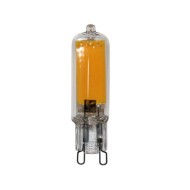 Λάμπα led COB G9 γυάλινη ισχύος 4W 230VAC 4000k ενδιάμεσο φως δέσμης 360° 400lm