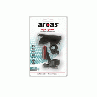 Φακός ποδηλάτου LED Arcas 70Lm με μπαταρίες και μέχρι 48 ώρες λειτουργίας