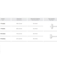 Δεματικά 100x2.5 λευκά arnocanali FT10025 με ετικέτα σήμανσης