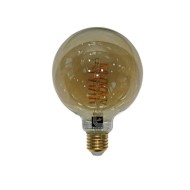 Διακοσμητική λάμπα LED COG SPIRAL Globe Φ125 E27 6W 230V 2100k θερμό φως ντιμαριζόμενη 360lm