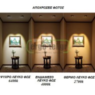 Λάμπα οικονομίας AR111 11W 240V με ντουί GU10 θερμό λευκό φως 2700k 550Lumen