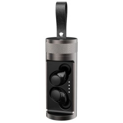 Ακουστικά NOD SOUNDTUBE με αλουμινένια θήκη φόρτισης Bluetooth TWS με εμβέλεια σύνδεσης έως & 10m