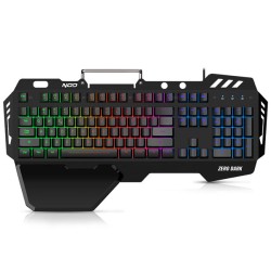 Ενσύρματο gaming πληκτρολόγιο NOD ZERO DARK US με RGB LED οπίσθιο φωτισμό & επιφάνεια από αλουμίνιο Ενσύρματο gaming πληκτρολόγιο NOD ZERO DARK US με RGB LED οπίσθιο φωτισμό & επιφάνεια από αλουμίνιο