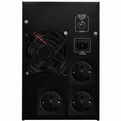 UPS Line interactive NOD U-3000 3000VA με LCD οθόνη και 3 εξόδους σούκο