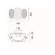 Απλίκα τοίχου GLOW με ντουί 2xE14 max 40W 160x330x180mm χρυσό χρώμα ARTE ILLUMINA Απλίκα τοίχου GLOW με ντουί 2xE14 max 40W 160x330x180mm χρυσό χρώμα ARTE ILLUMINA