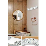 Φωτιστικό μπάνιου Led 6W ενδιάμεσο λευκό φως 4000k 360lm νίκελ 120° IP20 διάρκειας 30000h