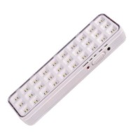 Φωτιστικό ασφαλείας 30  LED SMD 2W IP20 6000K-7500K ψυχρό φως με μπαταρία λιθίου 1200mAh
