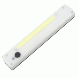 Φωτιστικό LED 2W θερμό φως 3000k 150lm 19cm με λειτουργία on/off πλαστικό με μπαταρία 3xAAA