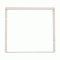 Πλαίσιο για επίτοιχη τοποθέτηση led panel 60x60 αλουμίνιο ασημί 62,5x62,5cm