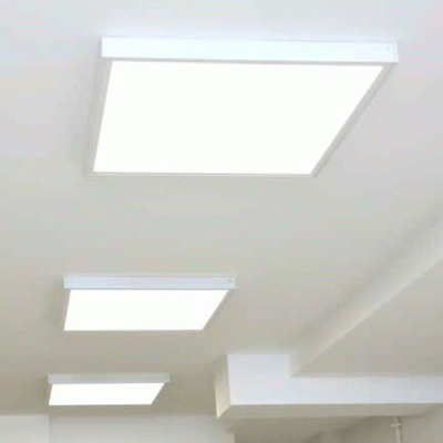 Πλαίσιο για επίτοιχη τοποθέτηση led panel 60x60 αλουμίνιο ασημί 62,5x62,5cm