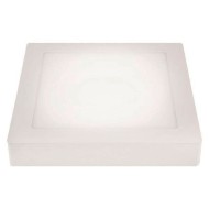 Led panel slim λευκό τετράγωνο επίτοιχο 6W ψυχρό φως 6500k 540lm δέσμης 120° στεγανό IP44 30000h
