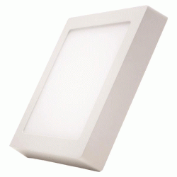 Led slim panel τετράγωνο εξωτερικό 225x225 20W 230V 6500k ψυχρό φως 1800Lm δέσμης 120° 30000h