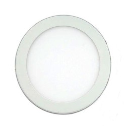 Led panel slim φωτιστικό Φ120mm 6W 6500K ψυχρό λευκό φως στρόγγυλο σε λευκό χρώμα Led panel slim φωτιστικό Φ120mm 6W 6500K ψυχρό λευκό φως στρόγγυλο σε λευκό χρώμα