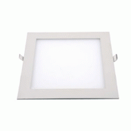 Led φωτιστικό slim χωνευτό 200x200mm τετράγωνο σε λευκό χρώμα και θερμό φως 3000K 1100Lm