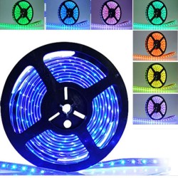 Led ταινία PRO 5m ισχύος 10W 12V RGB (εναλλαγής χρωμάτων) IP20 ιδανική για εσωτερικούς χώρους