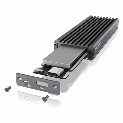 Εξωτερική θήκη αλουμινίου ICY BOX IB-1817MC-C31 με write protection και σύστημα ψύξης