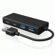 USB 3.0 Hub αλουμινίου ICY BOX IB-HUB1426-U3 µε συνδέσεις 2x θύρες Type-A + 2x θύρες Type-C
