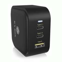 Universal φορτιστής IB-PS103-PD 65W με 3 εξόδους 1xUSB-A & 2xUSB-C και power delivery