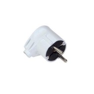 Φις σούκο αρσενικό πλαγείας λευκό 16Α 220-250V Φις σούκο αρσενικό πλαγείας λευκό 16Α 220-250V