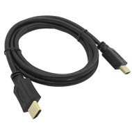 Καλώδιο σύνδεσης υπολογιστή με τηλεόραση HDMI με μήκος 3m σε μαύρο χρώμα Καλώδιο σύνδεσης υπολογιστή με τηλεόραση HDMI με μήκος 3m σε μαύρο χρώμα