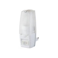 Φωτάκι νυκτός με διακόπτη ισχύος 5W 220-240V 2,5A σε λευκό χρώμα IP20