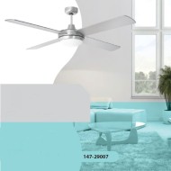 Ανεμιστήρας οροφής με 1 φως σατινέ Φ132cm ισχύος 70W 230V με κοντρόλ και 3 ταχύτητες 180rpm Ανεμιστήρας οροφής με 1 φως σατινέ Φ132cm ισχύος 70W 230V με κοντρόλ και 3 ταχύτητες 180rpm