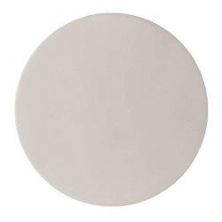 Απλίκα τοίχου LED στρόγγυλη γύψινη λευκή 2x3W 220-240V 3000K λευκό θερμό φως CREE PRO Φ155x50mm