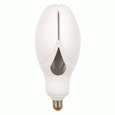 Λάμπα Led E27 μανόλια 30W   PLUS   θερμό λευκό φως 2700K δέσμης 360° 115lm/Watt  IP65