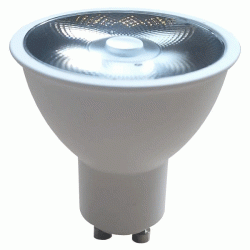 Λάμπα Led GU10 Ø50mm 6W 220-240V θερμό φως 2700k δέσμης 7° 525lm 25000h