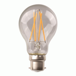 Λάμπα LED Β22 11W κοινή crossed filament με διάφανο κάλυμμα 3000K θερμό φως 1600lm τύπου αχλάδι