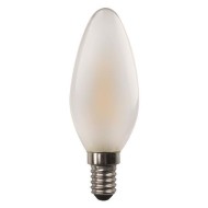 Λάμπα led filament crossed E14 4.2W 220-240V θερμό φως 3000k 480lm ντιμαριζόμενη δέσμης 360° 25000h