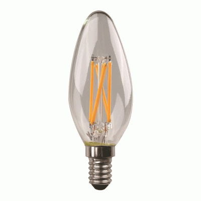 Λάμπα led minion crossed filament κεράκι 6.5W E14 3000K θερμό λευκό φως με διάφανο κάλυμμα dimmable Λάμπα led minion crossed filament κεράκι 6.5W E14 3000K θερμό λευκό φως με διάφανο κάλυμμα dimmable