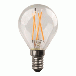 Λάμπα Led E14 σφαιρική Crossed Filament 6.5W 806lm ενδιάμεσο φως 4000K 220-240V