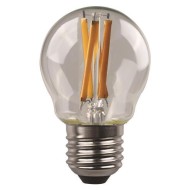 Λάμπα led σφαιρική crossed filament E27 2.5W 220-240V θερμό φως 3000k 250lm δέσμης 360° 25000h