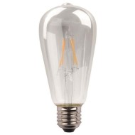 Λάμπα led ST64 crossed filament 11W 220-240V E27 ενδιάμεσο φως 4000k 1600lm 360° ντιμαριζόμενη