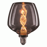 Λάμπα Led S125 E27 4W 220-240V θερμό φως 1800k 55lm δέσμης 360° dna smoky dimmable
