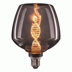 Λάμπα Led S125 E27 4W 220-240V θερμό φως 1800k 55lm δέσμης 360° dna smoky dimmable