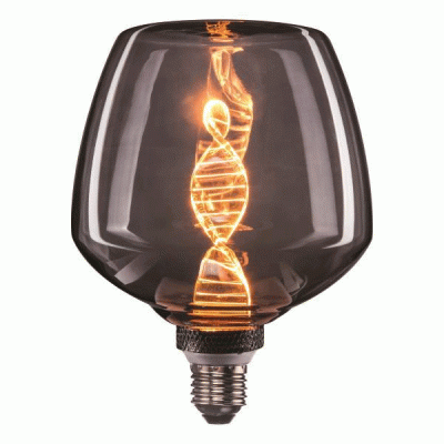 Λάμπα Led S125 E27 4W 220-240V θερμό φως 1800k 55lm δέσμης 360° dna smoky dimmable Λάμπα Led S125 E27 4W 220-240V θερμό φως 1800k 55lm δέσμης 360° dna smoky dimmable