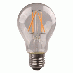 Λάμπα led Filament αχλάδι A60 E27 4.5W 220-240V θερμό φως 2700k 480lm δέσμης 360° 25000h Λάμπα led Filament αχλάδι A60 E27 4.5W 220-240V θερμό φως 2700k 480lm δέσμης 360° 25000h