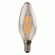 Λάμπα led κεράκι crossed filament E14 4,5W 220-240V θερμό φως 2700k 480lm δέσμης 360° 25000h