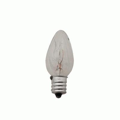 Λάμπα νυκτός E12 7W 220-240V 50/60Hz 56lm διάφανη διάρκειας 1000h