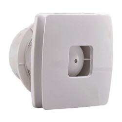 Εξαεριστήρας μπάνιου ULTRA LUX PANEL Φ100mm 12W 220-240V με θερμική προστασία σε λευκό χρώμα