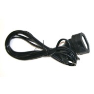 Προέκταση με φις διπολικό οβάλ καλώδιο 2x0.75mm² 3m μαύρο χρώμα