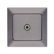 Πρίζα ΤV F connenctor γραφίτης NE-AD