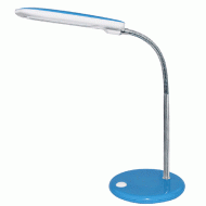 Led φωτιστικό γραφείου μπλε 5W 4000k λευκό φως με PVC καλώδιο από μέταλλο και πλαστικό
