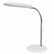 Led φωτιστικό γραφείου λευκό 5W 4000k λευκό φως με PVC καλώδιο από μέταλλο και πλαστικό